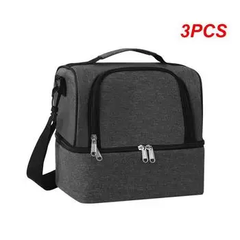 Сумка для хранения на открытом воздухе, сумка для кемпинга, сумка для еды, большая сумка для хранения лампы, сумка для посуды, инструмент для кемпинга, дорожная сумка для пикника, лагеря Style B 3pcs