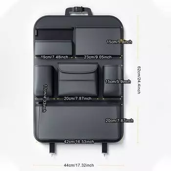 Сумка для хранения на спинке автомобильного сиденья Подвесная сумка Многофункциональный ящик для хранения Сумка для хранения на спинке автомобильного сиденья Украшения интерьера Автоаксессуары