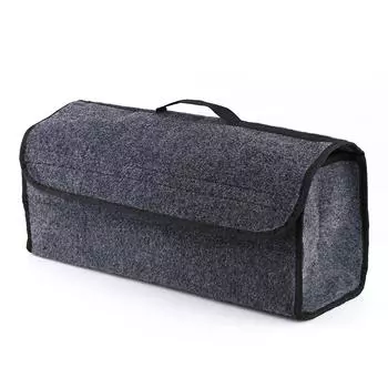 Сумка для хранения на заднее сиденье автомобиля, держатель-органайзер для багажника, карман, вешалка, складная, серая