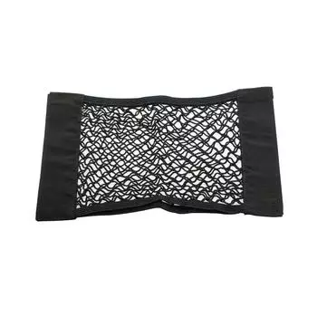 Сумка для хранения на заднем сиденье автомобиля, сетка для багажника, органайзер для багажника, сетчатая волшебная наклейка, карманная сумка