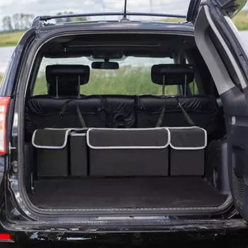 Сумка для хранения на заднем сиденье автомобиля, практичная водонепроницаемая, большая вместимость, дорожные аксессуары