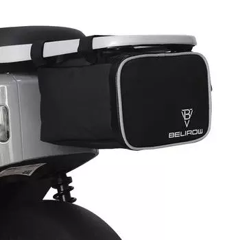 Сумка для хранения на заднем сиденье электромобиля Водонепроницаемая сумка для хранения зарядного устройства Сумка-регистратор для багажника велосипеда Подвесная сумка для велосипеда Велосипедное оборудование Трансграничное чёрный