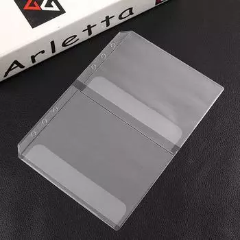 Сумка для хранения наклеек Сумка-биндер Карманы для биндера Биндер для блокнота Пакеты для листов на кольцах Папки-биндеры на молнии A5-2-Slot