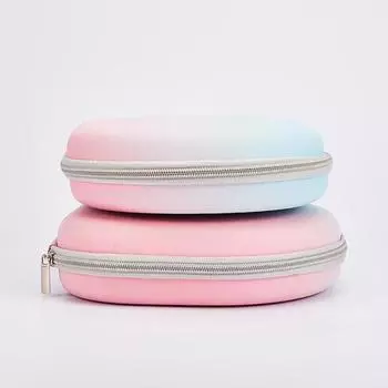Сумка для хранения наушников Градиентный цветной чехол для гарнитуры EVA PU противоударный водонепроницаемый защитный чехол коробка для переноски