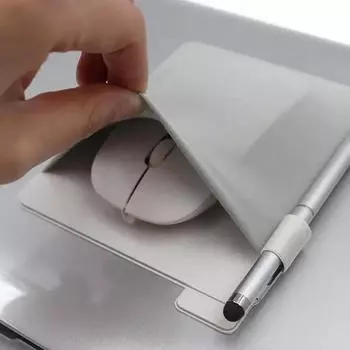 Сумка для хранения ноутбука на клейкой основе, многофункциональная сумка для хранения, держатель для планшета, цифровой жесткий диск, ручка, сумка для хранения, аксессуары чёрный