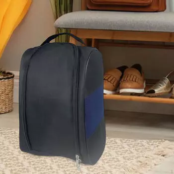 Сумка для хранения обуви для гольфа, органайзер для дорожных принадлежностей Black Blue