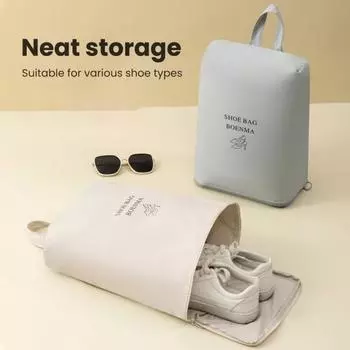 Сумка для хранения обуви с ручкой на молнии, моющаяся, пыленепроницаемая, водонепроницаемая, портативная дорожная сумка большой емкости для организации обуви розовый