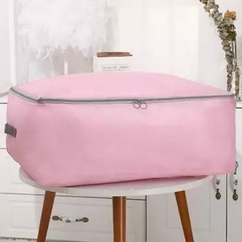 Сумка для хранения одеял Oxford большой емкости органайзеры для шкафа пылезащитные сумки на молнии органайзер ящик для хранения в шкафу S 55x35x20cm фиолетовый