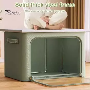 Сумка для хранения одеял с прозрачным окном, застежкой-молнией и ручкой, водонепроницаемая, большая сумка для хранения одежды S зелёный