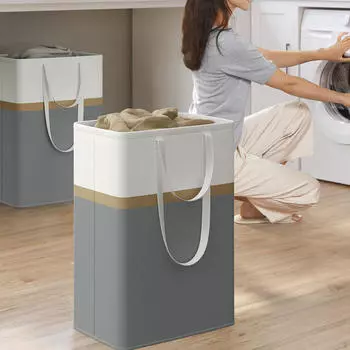 Сумка для хранения одежды для корзины для белья, контейнер большой емкости для одеял и сумок чёрный