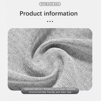 Сумка для хранения одежды, влаго- и пыленепроницаемая, органайзер, большая вместимость, сумки для сортировки пододеяльников, домашнее хранение 30L
