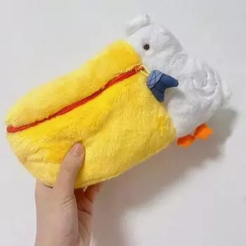 Сумка для хранения орангутанга зоопарк милый забавный чехол для хранения плюшевый чехол на молнии для хранения наушников S