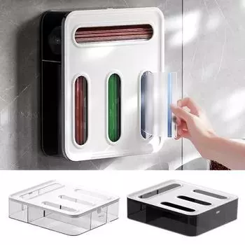 Сумка для хранения, органайзер, сумка для хранения свежести, контейнер большой емкости, съемный настенный герметичный чехол для хранения сумки белый