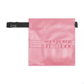 Сумка для хранения парикмахерских инструментов и ножниц из искусственной кожи для парикмахера, многофункциональный держатель для салона красоты розовый
