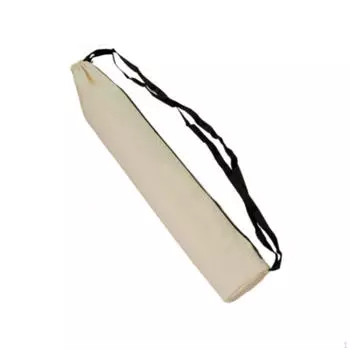 Сумка для хранения походного снаряжения с плечевым ремнем, прочная, со шнурком для коврика для йоги 15cmx75cm