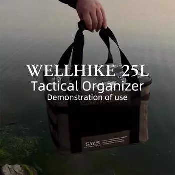 Сумка для хранения походного снаряжения WELLHIKE 25 л, водонепроницаемая, складная, с изоляцией, разделительная, тактическая сумка для хранения мох зеленого