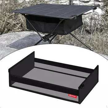 Сумка для хранения походного стола, сетчатая подвесная корзина, складная для аксессуаров для пикника, всякая всячина Nylon Mesh Bag