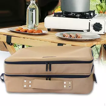 Сумка для хранения посуды, сумка для плиты, многофункциональная переносная кухонная утварь, походная печь хаки