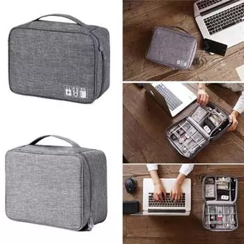 Сумка для хранения Противоударный Сплошной цвет Прочный темно-синий