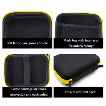 Сумка для хранения Retroid Pocket 3/3 Plus Консоль Сумки для хранения Карта памяти Наушники Чехол Игровые аксессуары Цифровой карманный набор чёрный