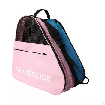 Сумка для хранения роликовых коньков, сумка для фигурного катания, сумка через плечо для путешествий фиолетовый