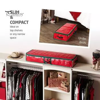 Сумка для хранения рождественской елки с усиленной ручкой, застежкой-молнией, большой вместимости, водонепроницаемый складной органайзер для рождественской елки серый