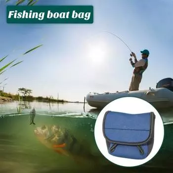 Сумка для хранения рыболовной катушки с застежкой-лентой, водонепроницаемый износостойкий защитный чехол для рыболовной катушки M