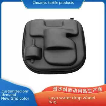 Сумка для хранения рыболовных снастей Luya Anti-Fall EVA Wheel Bag - портативный многофункциональный защитный бокс для лески и чашки Luya. Thread cup left hand чёрный