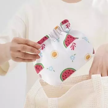 Сумка для хранения с цветочным принтом, металлическая пружинная открывающаяся портативная легкая косметичка для путешествий, сумка для ключей, косметичка для наушников