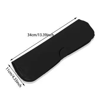 Сумка для хранения щипцов для завивки волос, устойчивая к высоким температурам, сумка для хранения электрической расчески, складная сумка для хранения One Size чёрный