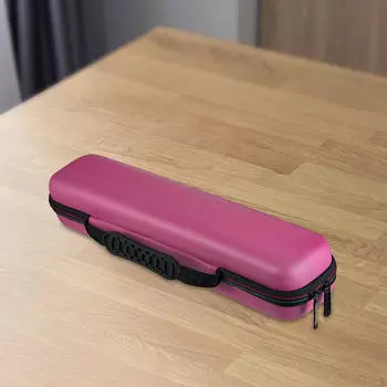 Сумка для хранения щипцов для завивки волос, органайзер для парикмахера, чехол для выпрямителя волос, многофункциональный розовый