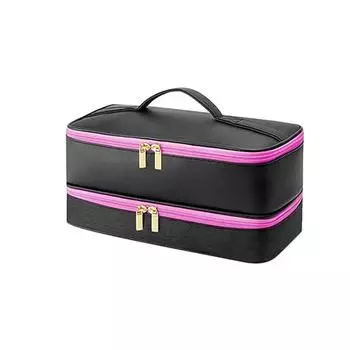 Сумка для хранения щипцов для завивки волос, переносная сумка для хранения на открытом воздухе, защитная сумка One Size чёрный