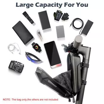 Сумка для хранения скутера Передняя подвесная сумка для электрического скутера Сумка из ЭВА для скутера 2L