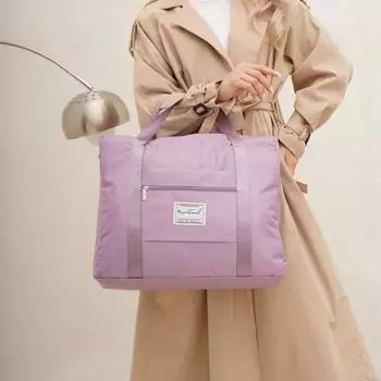 Сумка для хранения стеганых одеял Сумка для отделки Упаковка для стеганых одеял Переезд Багаж для стеганых одеял Сумка для хранения одежды One Size фиолетовый