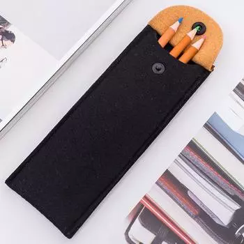 Сумка для хранения Студенческая шкатулка для хранения очков Канцелярская коробка Подарочный пакет Пенал Многофункциональный чёрный