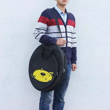 Сумка для хранения тарелок Gig Вместительная толстая мягкая хлопковая наплечная лямка Легкая амортизация