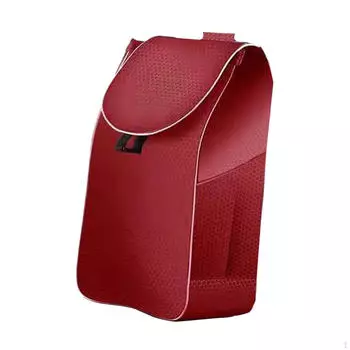 Сумка для хранения тележек и контейнеров для покупок красный