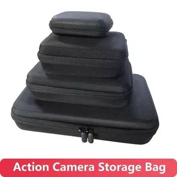 Сумка для хранения, ударопрочный сейф, портативный чехол для GoPro Hero 12 11 10 9 8 7 5 SJCAM AKASO DJI Экшн-камера Аксессуары