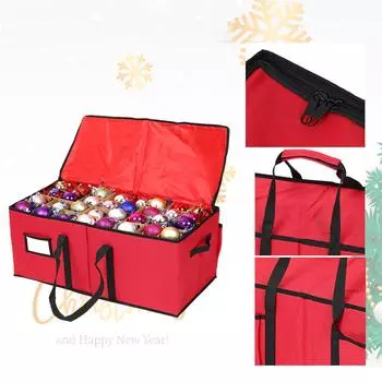 Сумка для хранения упаковочной бумаги Контейнер для хранения подарков Рождественская упаковка Коробка для хранения One Size