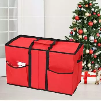 Сумка для хранения упаковочной бумаги Контейнер для хранения подарков Рождественская упаковка Коробка для хранения One Size