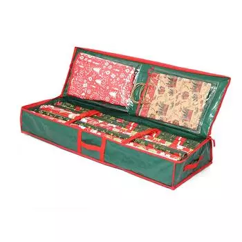 Сумка для хранения упаковочной бумаги Контейнер для хранения подарков Рождественская упаковка Коробка для хранения One Size