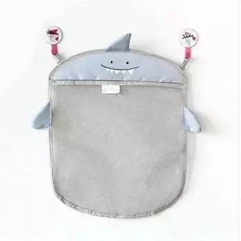 Сумка для хранения ванных принадлежностей, мультяшная настенная, сумки для хранения на кухне, вязаная сетка, органайзер для детских игрушек и шампуня, аксессуар