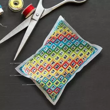 Сумка для игл для вышивки крестом, аксессуары для вышивки крестом, напечатанные нитки для вязания, сумка для булавок для рукоделия Australia