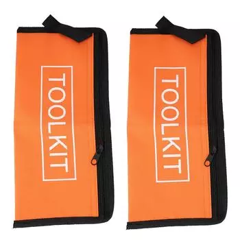 Сумка для инструментов 28*13 см, 2 шт., холст, сумки, оранжевая ткань Оксфорд