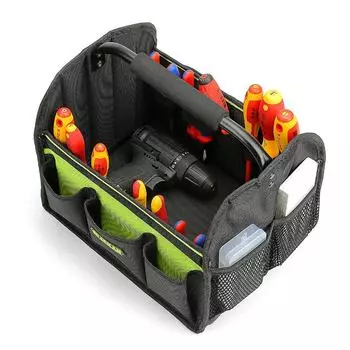 Сумка для инструментов для мойки автомобиля, сумка для багажника, быстрая загрузка, складная корзина для инструментов и система хранения зелёный