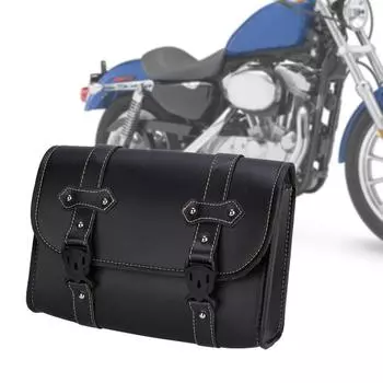 Сумка для инструментов для мотоцикла, седельная сумка, прочный держатель контейнера из искусственной кожи в стиле ретро для Honda