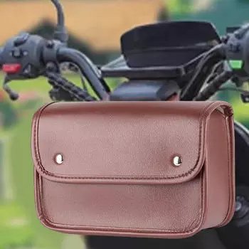 Сумка для инструментов для велосипеда, скутера, боковая часть, устойчивая к царапинам, из искусственной кожи, переносные сумки, задняя часть для коричневый