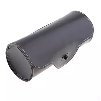 Сумка для инструментов мотоцикла из искусственной кожи черная седельная сумка для универсального использования