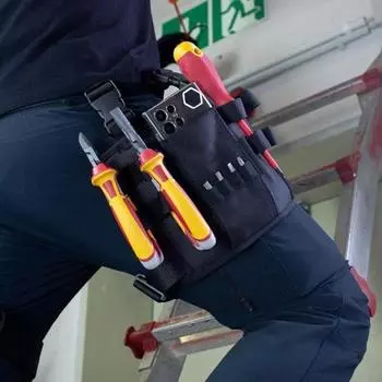 Сумка для инструментов на поясе, большая вместимость, кобура Z Tool Pouch с зажимом для ремня, износостойкая