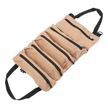 Сумка для инструментов Roll Up, 5 карманов, многофункциональный холщовый органайзер для инструментов, портативная сумка для ремонта инструментов для гаечного ключа